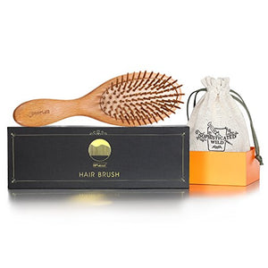 BFWood Wooden Hair Brush for Massaging Scalp #6009