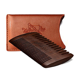 BFWood Pocket Sandalwood Beard Comb #6013