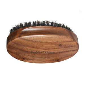 GoldenFleece Boar Bristle Beard Brush Military Style