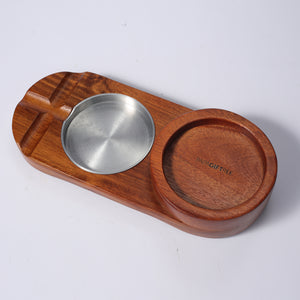 PAPAGIFTREE Wooden Cigar Ash Holder