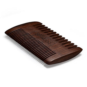 Image Title BFWood Pocket Sandalwood Beard Comb #6013