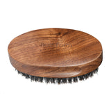 BasicForm Beard Grooming Brush Black Walnut